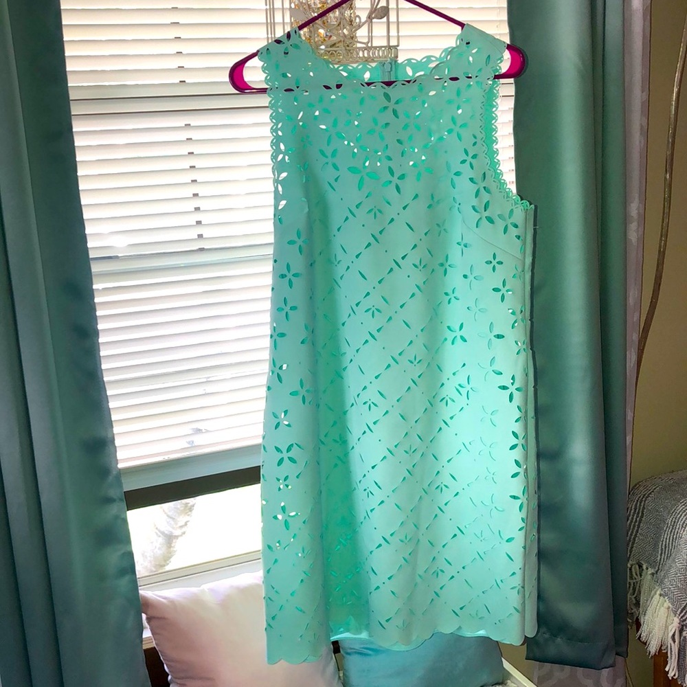 Mint green JCREW dress